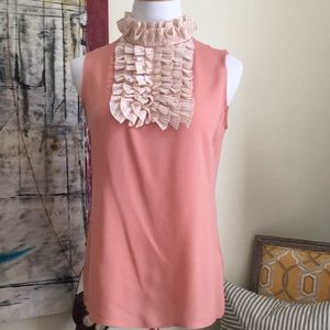 Tory Burch Silk Ruffle Top!